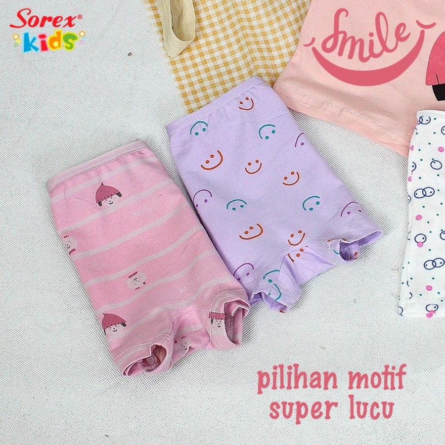 Sorex Kids Celana Dalam Anak Perempuan Smile CD SK 1315