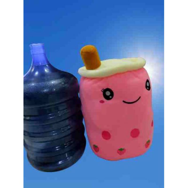 Boneka Boba Milk Tea JUMBO LED Berlabel SNI