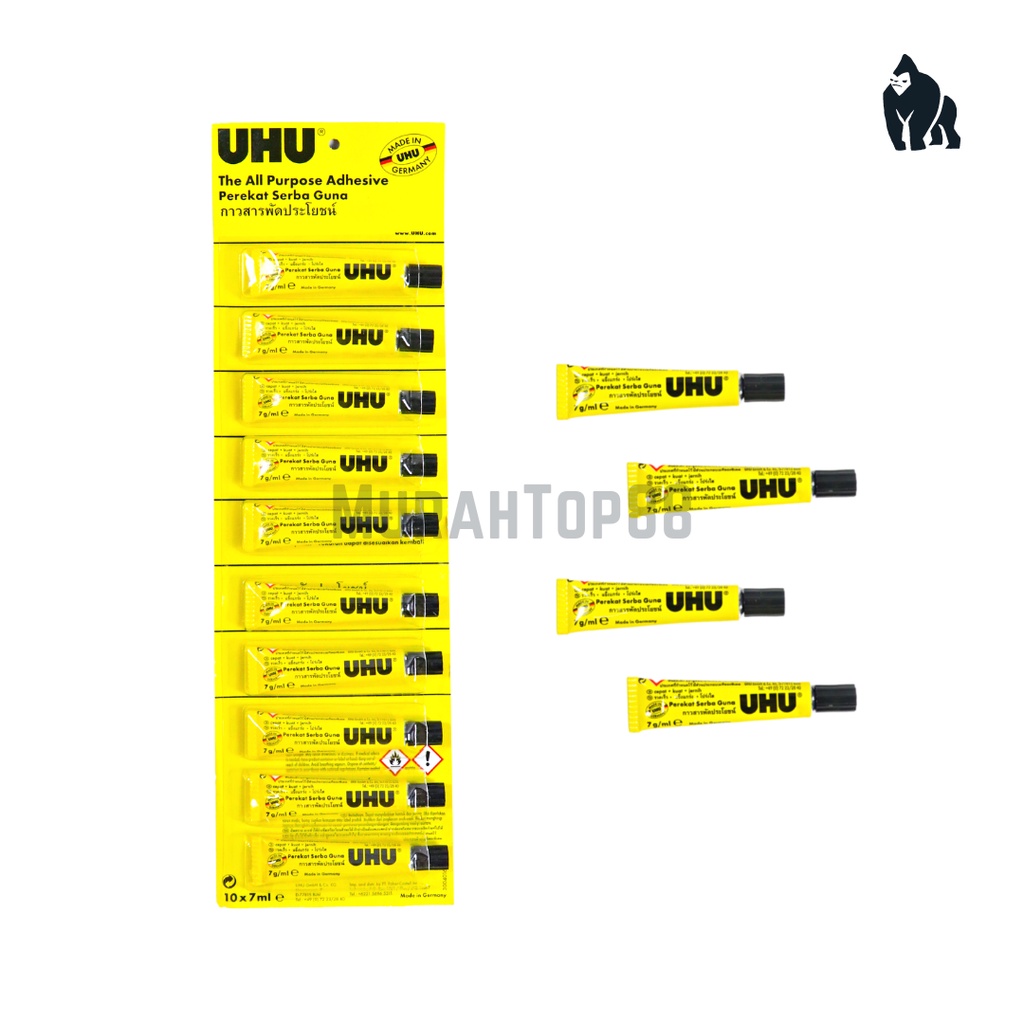 

Lem UHU Glue Cair Kecil 7 ml / Perekat Serbaguna / All Purpose Adhesive