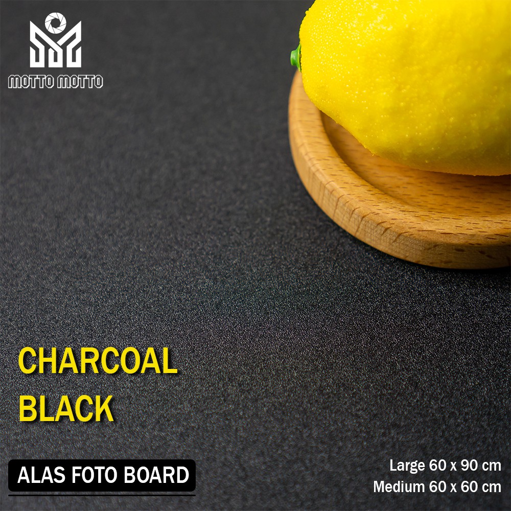 

Alas Foto Papan Board Warna Solid Charcoal Black - Medium