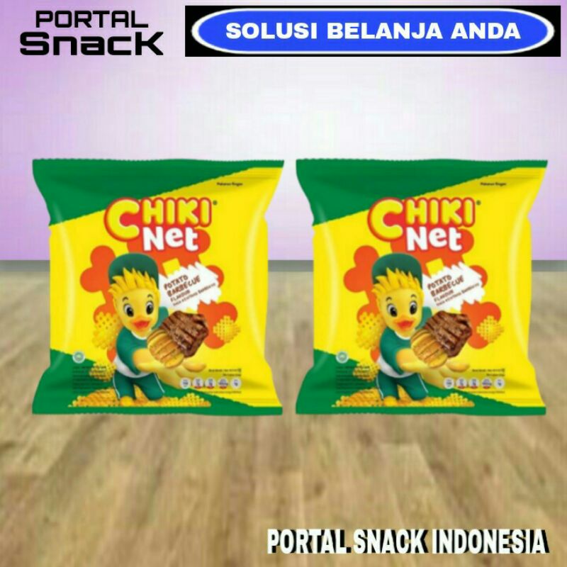 

CHIKI NET snack potato BBQ isi 10 x 18gr