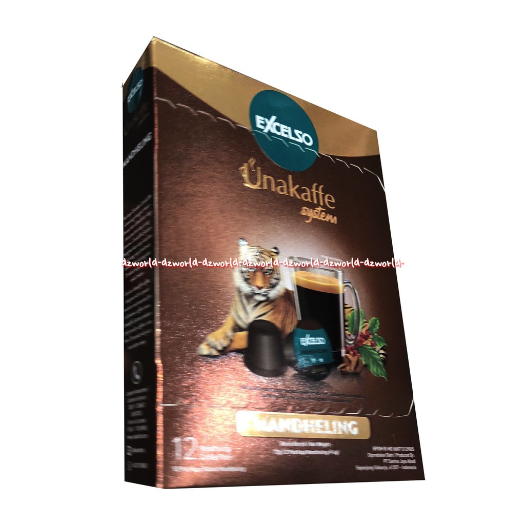 Excelso Unakaffe 12pod Mandheling Sumatera Coffee Kopi Sumatra Cair 12 pod Kopi Excelso Cair Ekselso Unakafe Mandaeling Sumatra Kopi Kapsul Capsul Coffee