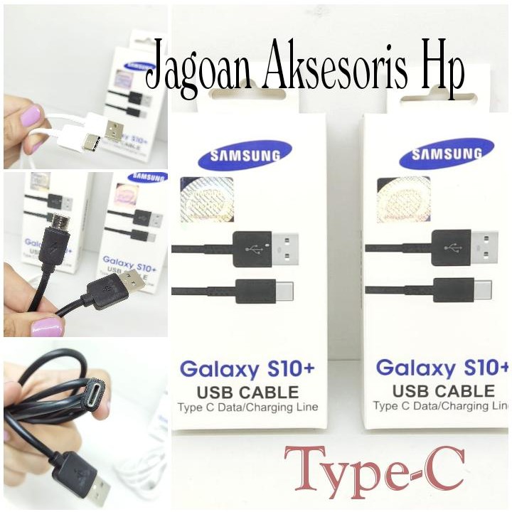 Kabel Data Type C SAMSUNG S10+ 3.0 Quick Charge Kabel Charger Type-C FLASH CHARGE Kabel Casan Tipe C