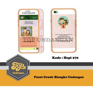 Blangko Undangan Hepi 270 Harga Murah Isi 100 Shopee Indonesia