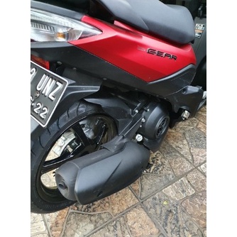 SPAKBOR HUGGER KOLONG YAMAHA FREEGO TGP PARTS WARNA HITAM BAHAN POLOS