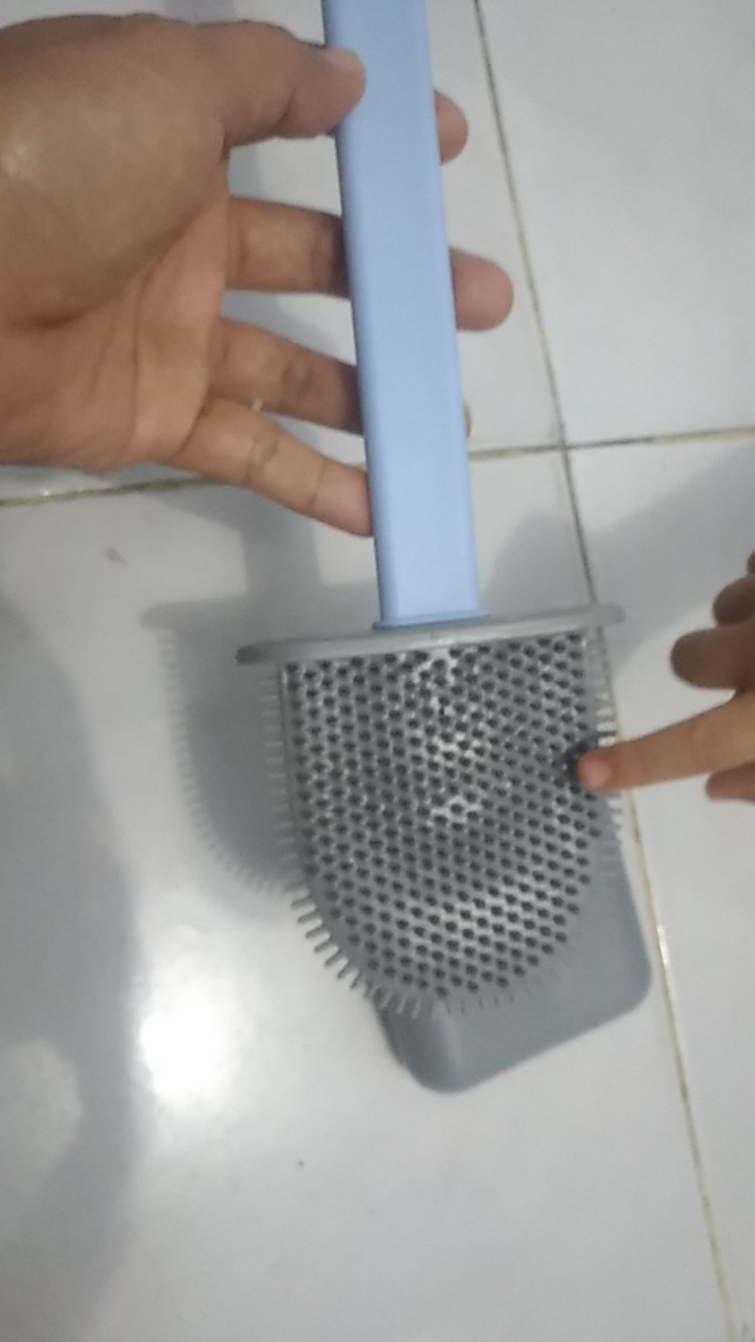 Rb Cm-h13 Sikat Toilet Wc Kamar Mandi Dapur Pembersih Kloset Silicon Brush Serbaguna