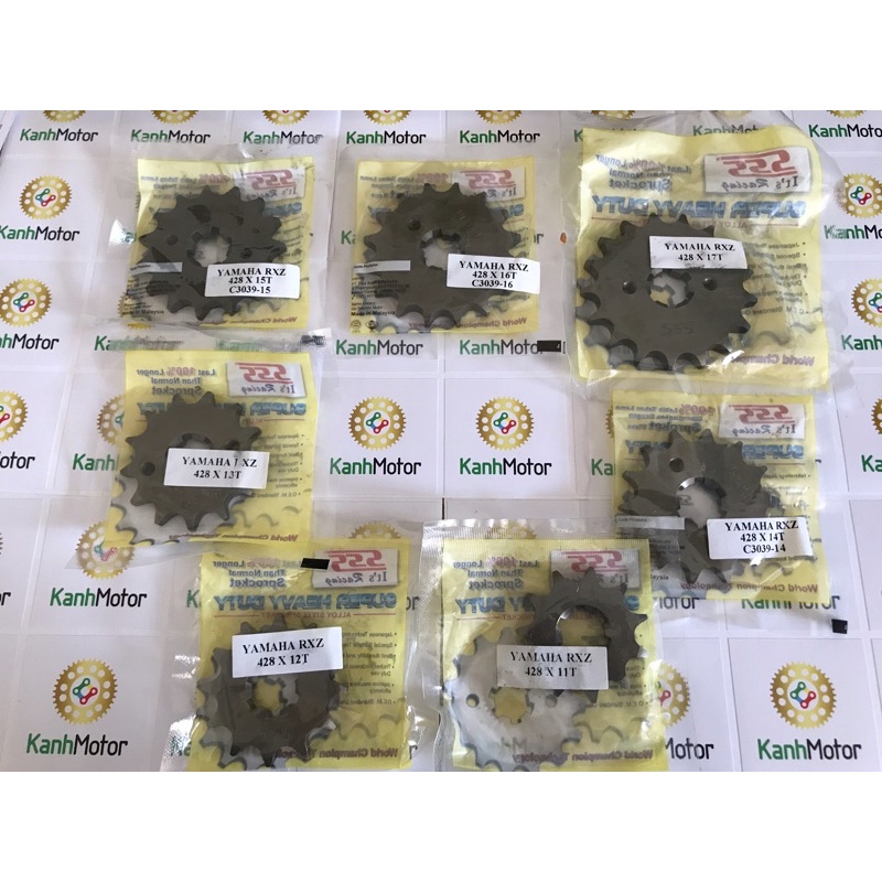 Gear SSS DEPAN 428 : RXZ F1ZR FORCE-1 Vega R, Vega ZR Z1, RX King, Jupiter Z, Jupiter Z1, Jupiter MX, Vixion Byson R15 MT150 MXKING : Size 11T~17T