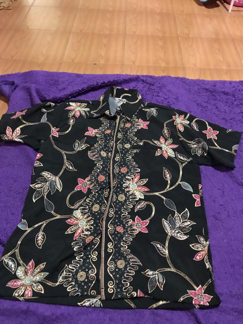 Couple Family Bima Rok Lilit Jumbo Kombi Kemeja Batik Ayah Dan Anak