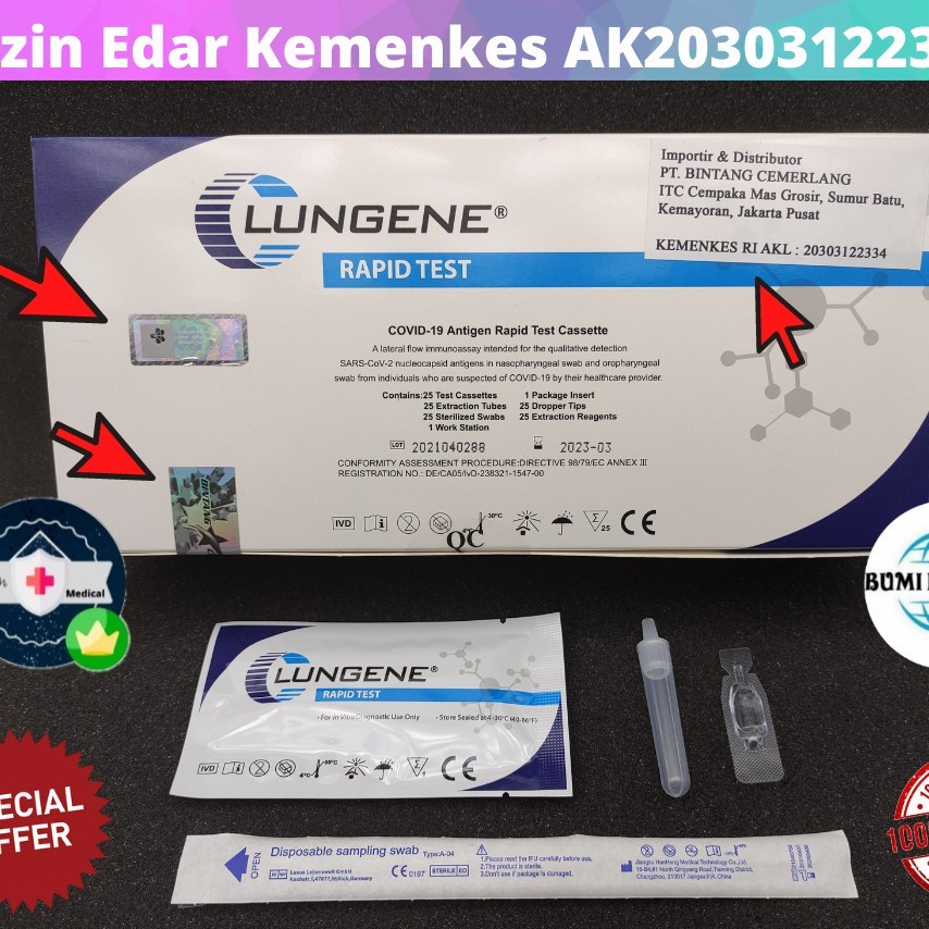 Clungene AKL RESMI isi 25 pcs (box)