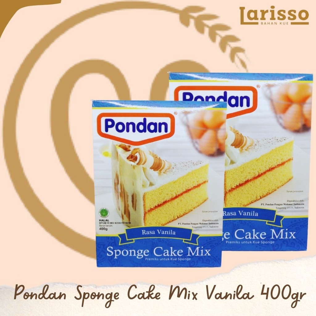 

PONDAN SPONGE CAKE MIX VANILLA 400GR