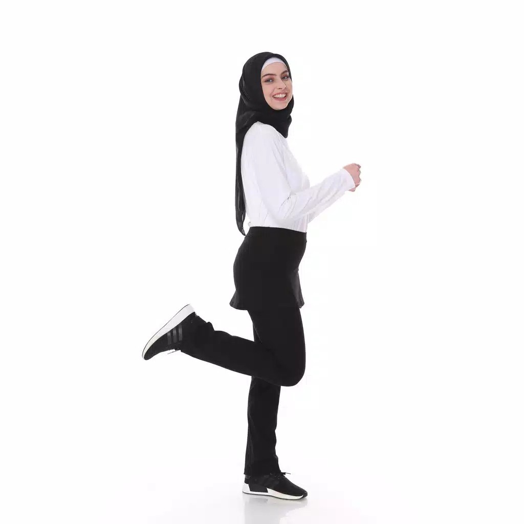 Celana Rok Olahraga Wanita Bodies Untuk Zumba | Jogging | Senam (polos) / Celana Olahraga Muslim