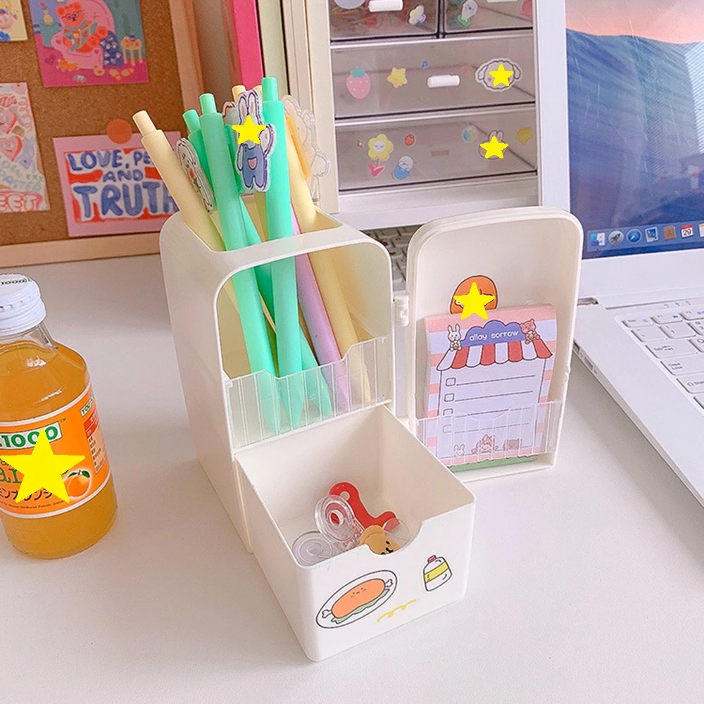 Creative Refrigerator Shape Storage Box / Large-capacity Desktop Organizer