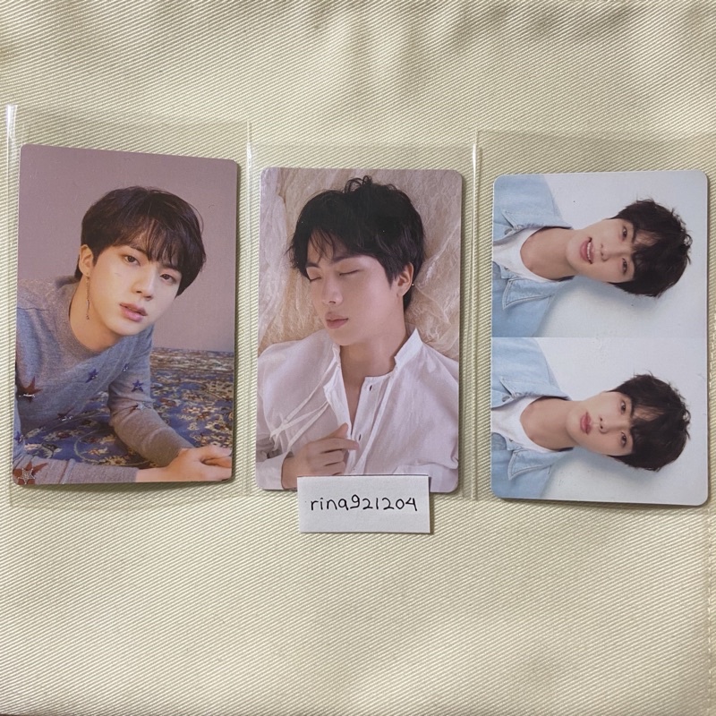 PHOTOCARD JIN PC JIN TEAR O PC JIN TEAR U PHOTOCARD JIN PC JIN TEAR R