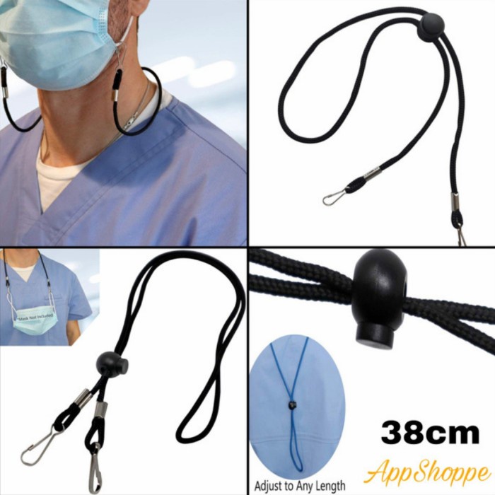 

Wow Tali Gantungan Masker Lanyard Mask Adjustable Strap 38Cm Hemat