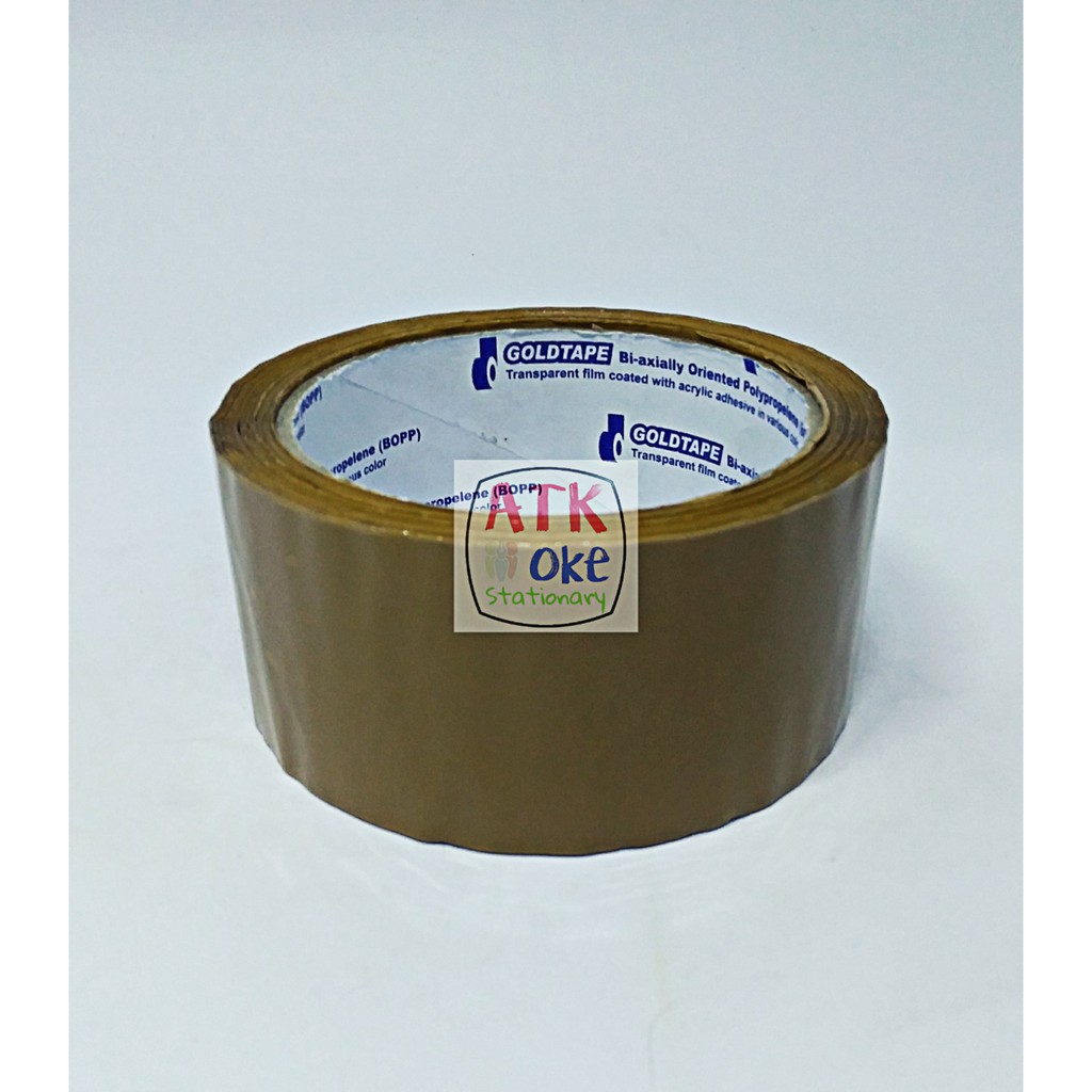 

Lakban Goldtape Coklat Besar