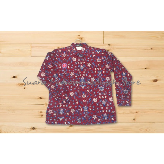 Baju Batik PTM Katun - Batik Perguruan Tinggi Muhammadiyah Dosen Karyawan PTM Majelis Dikti PP Muham