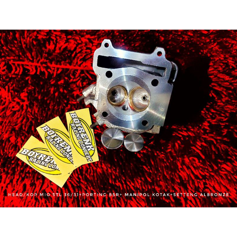 HEAD/KOP MIO SPORTY|MIO KADBU KODE 5LW/5TL - KLEP 26/23 - 27/23 - 28/24 - 30/25 - BOYRENK RACING CONCEPT
