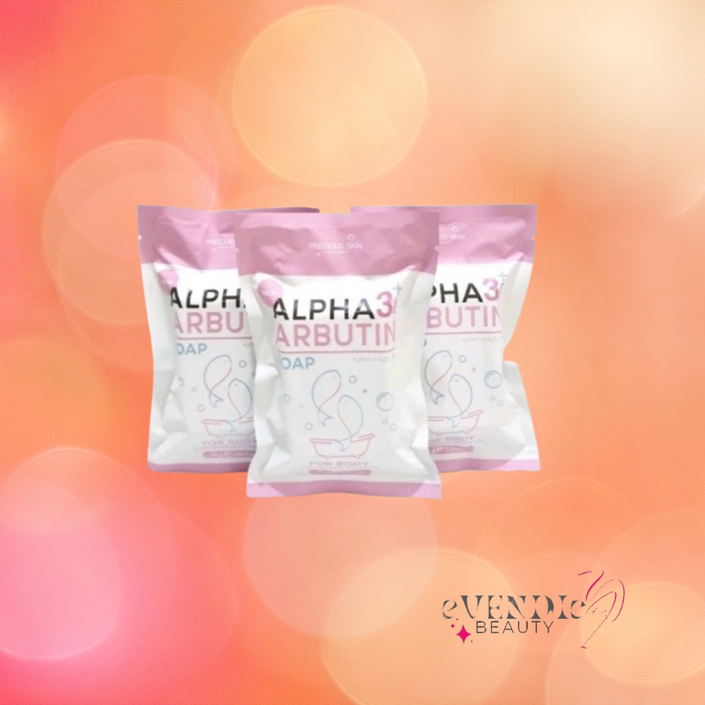 Precious Skin Alpha Arbutin 3 Plus Collagen Whitening Soap / Sabun Pemutih Badan Sabun BATANG / Soap 80g