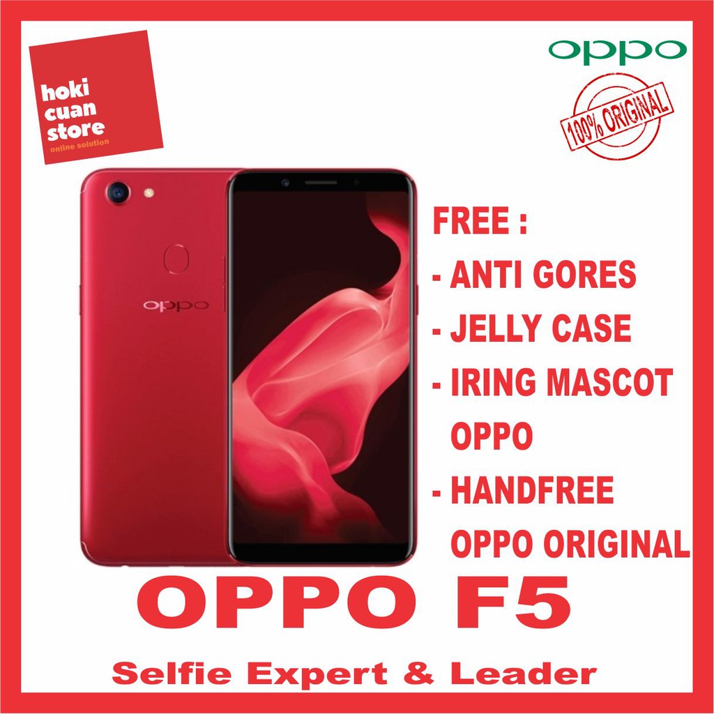 Oppo F5 Selfie Expert Leader 6 64gb Black Garansi Resmi Oppo