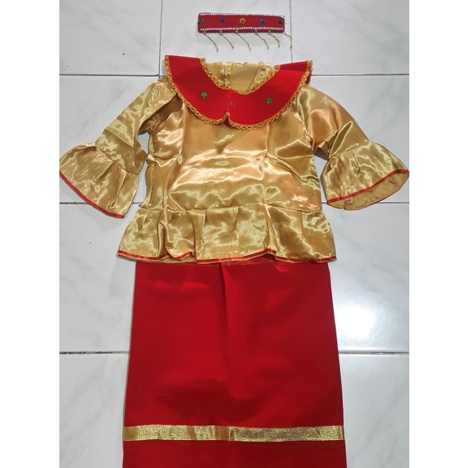 Baju adat cadar betawi u/ anak TK perempuan
