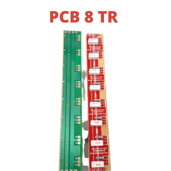 PCB TR FINAL 8 TR UNTUK 4 SET TRANSISTOR PINAL PAPAN SIRKUIT CIRCUIT