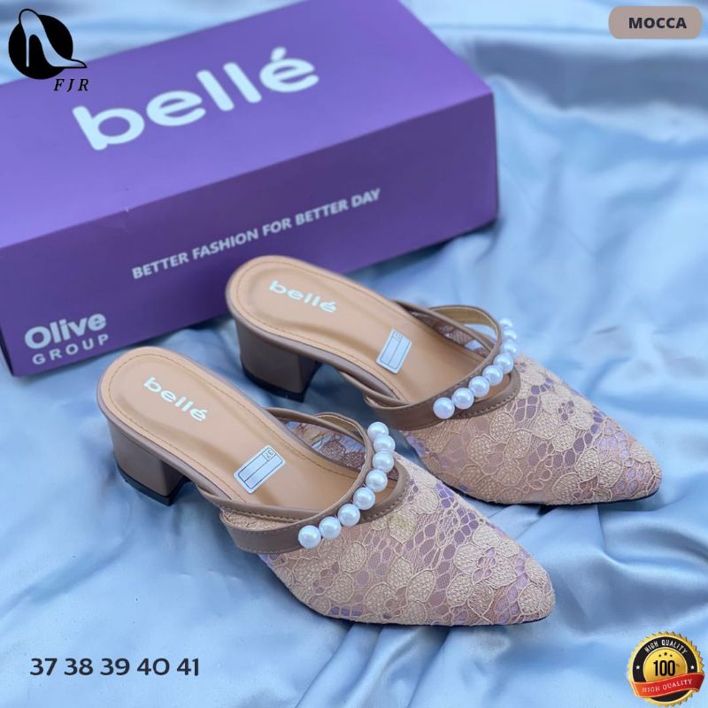 Sepatu Brokat Mutiara // Sandal Hajatan Kondangan Original BELLE by FJR Shoes