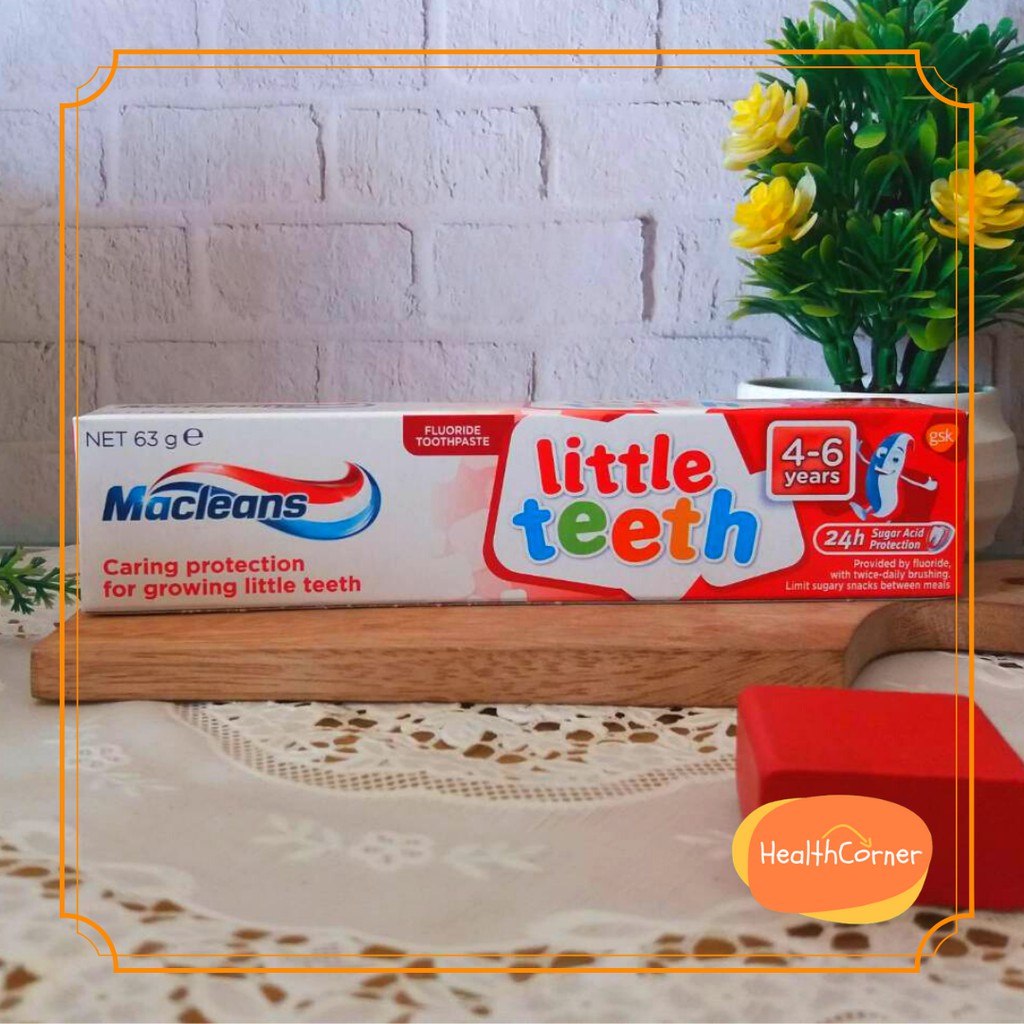 Macleans Milk / Little / Big Teeth Baby Kids Toothpaste 63gr - Flouride Pasta Gigi Odol Anak Organik