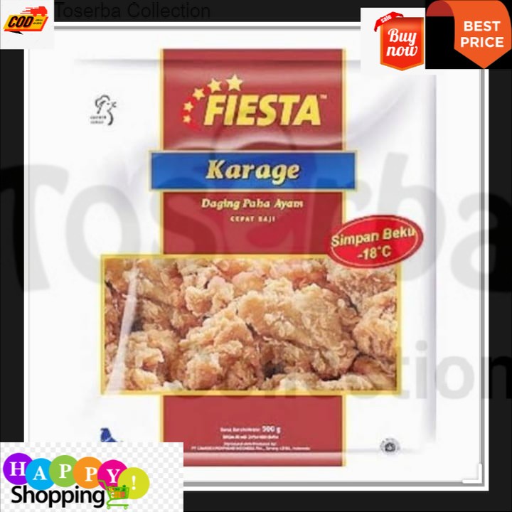 

Toserba Collection Murah FIESTA karage chicken 500 gram Bandung - Cimahi