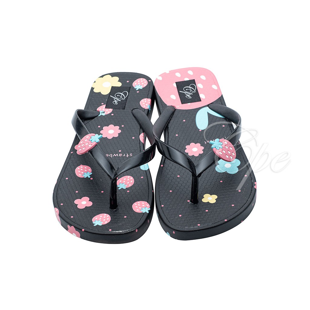 CPE SLPJ STRAWBERRY  Sandal Jepit Slop Slip On Teplek Wanita Sandal Cewek-3