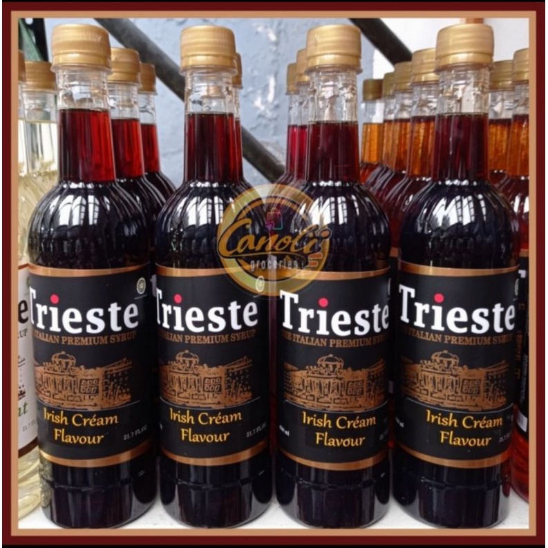 trieste syrup irish cream flavour 650ml