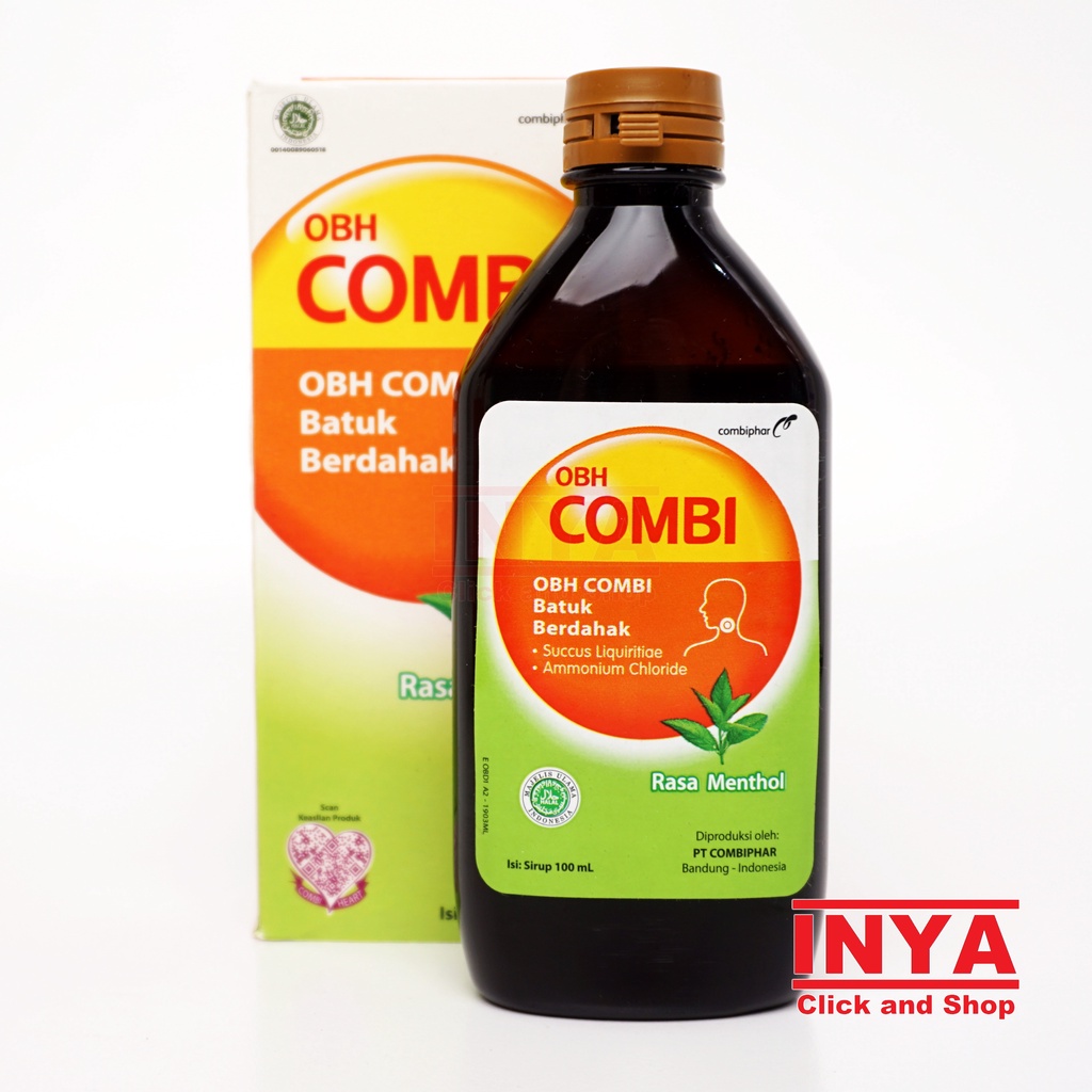 OBH COMBI BATUK BERDAHAK RASA MENTHOL 100ml - Obat Batuk