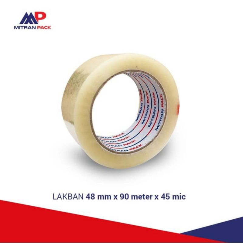 

Lakban bening 48 mm x 100 yard