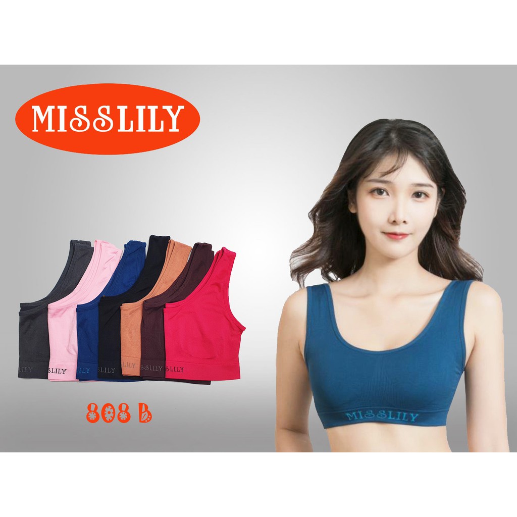 MINISET DEWASA/MINISET MISS LILY/Miniset Sport Bra Misslily 808 B