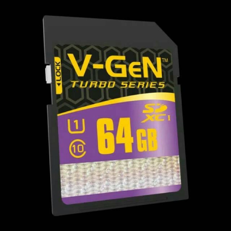 V-GEN SD XC CARD SDXC Vgen 64GB 128GB Class 10 Class10 Turbo Camera Kamera Memory Card Original