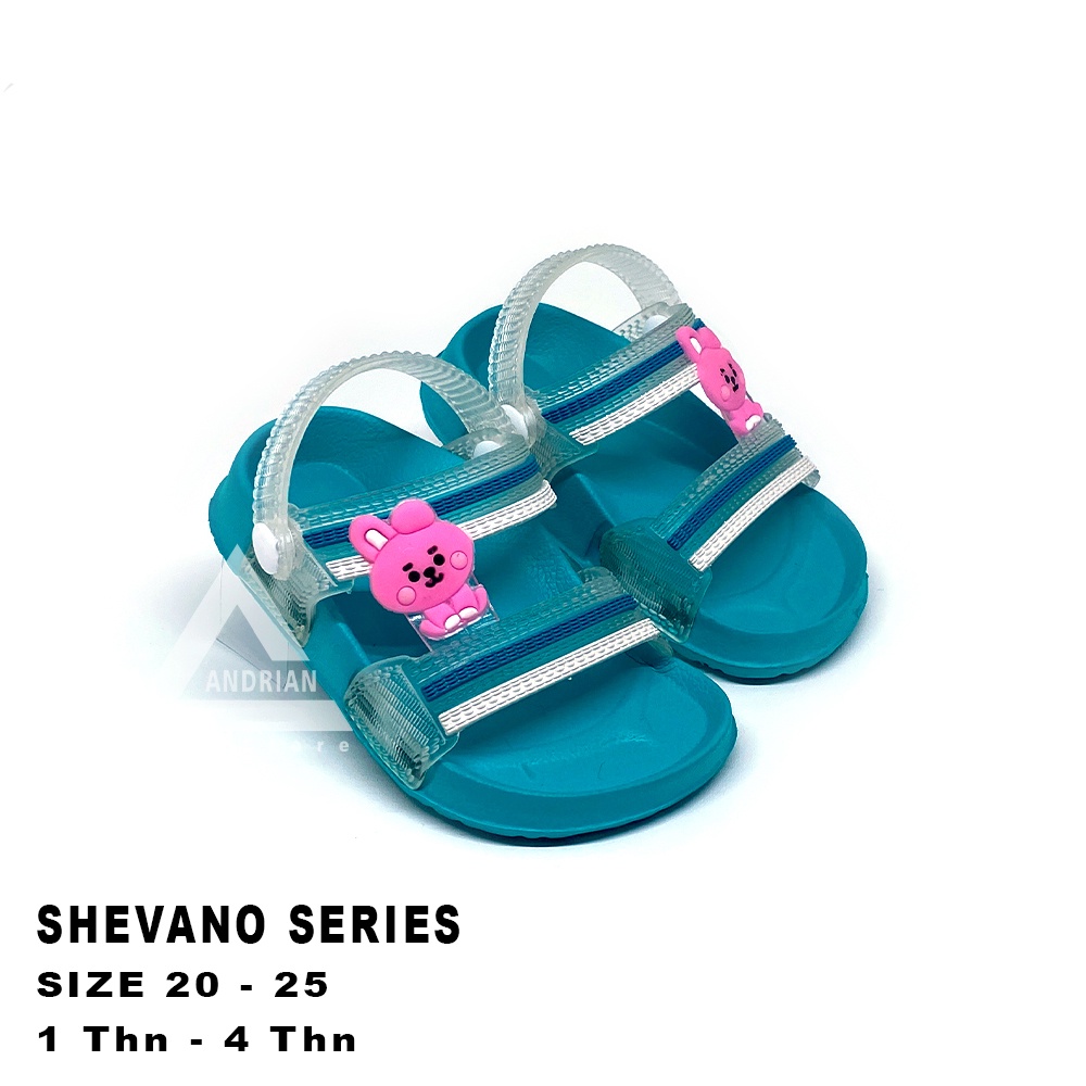 Andrian Kids Store - Sandal Anak Perempuan Model Bandua Tali Belakang Karater Btss Lucu