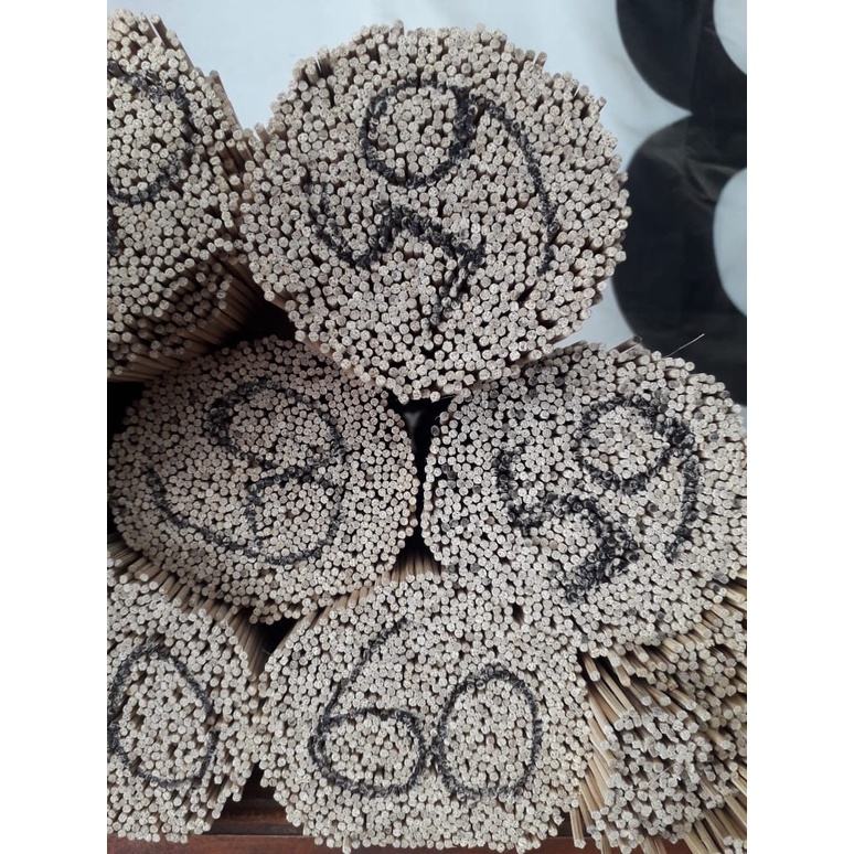 Jeruji Sangkar Bambu SUPER 2 mm Jeruji Kandang Kulitan Panjang 60cm 1 Ikat Ruji Sangkar Burung Murah