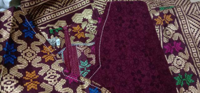 Qnunbatik Sarimbit/couple Batik Rok N Blus Thalita Prodo Maroon