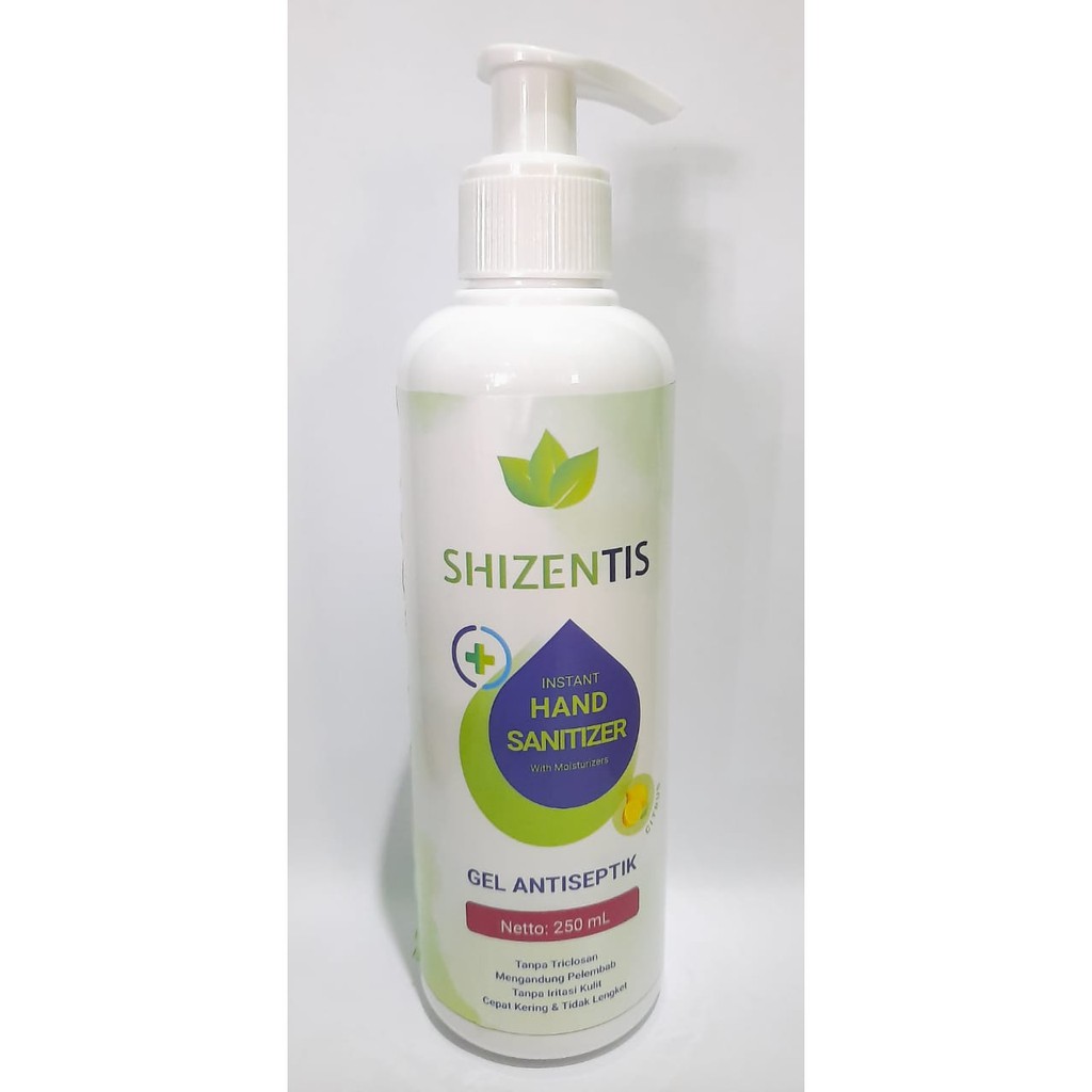 Gel Shizentis antiseptik pembersih tangan 250 ml antibakteri murah