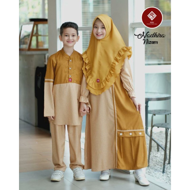 READY-GAMIS ANAK NADHIRA ANV GAMIS REMAJA SIMPLE BAHAN KATUN MADINAH BEST SELLER