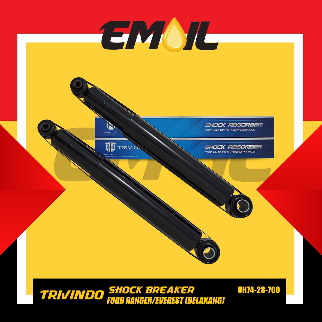 SHOCK BREAKER BELAKANG FORD RANGER/EVEREST UH74-28-700 1SET ISI 2 PCS KANAN DAN KIRI TRIVINDO