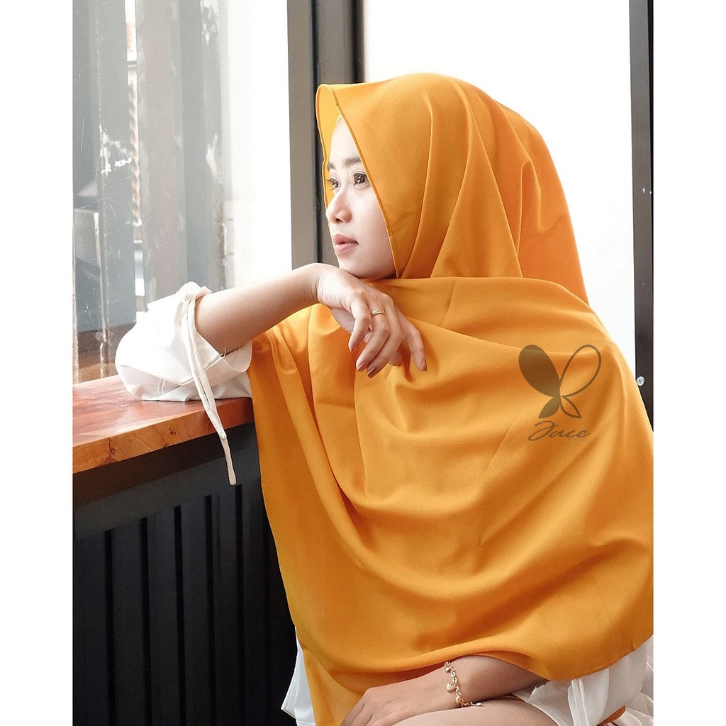 JACE Pashmina Diamond Italiano 175 x 75 Jahit Tepi