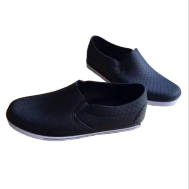 SANKYO SAF 1115 BLACK SEPATU KARET MURAH PANTOFEL TAHAN AIR