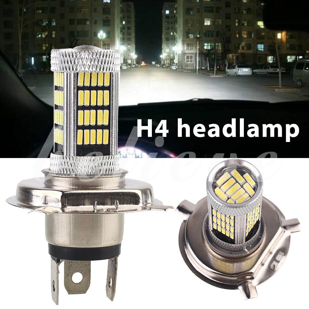  Lampu  LED  Depan Mobil H4 Universal Super  Terang  Tenaga 