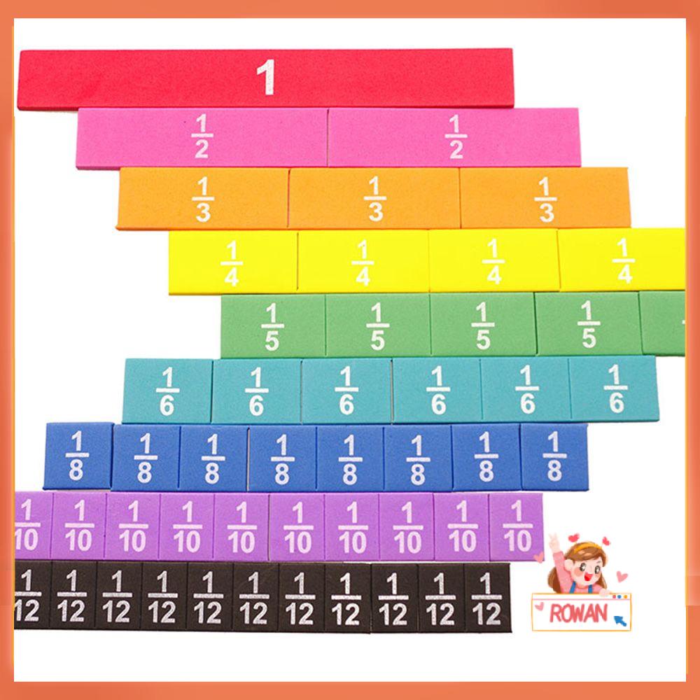 R-flower 51pcs Mainan Edukasi Anak Model Montessori Warna Pelangi