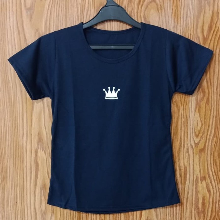 KAOS POLOS WANITA ( BIRU DONGKER ) PRODUK NYATA BAGUSNYA 