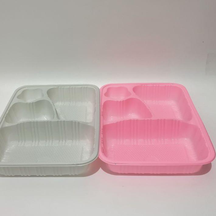 

Terbaik|SQ11|MIKA BENTO 4 SEKAT/TRAY BENTO 4 SEKAT BINTANG TIPE MKBNT01 ISI 25 PCS