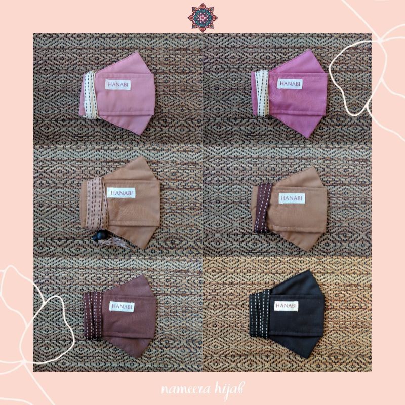 Masker Hanabi 3D Headloop