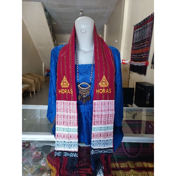 Syal / Stola Ulos Batak Bordir