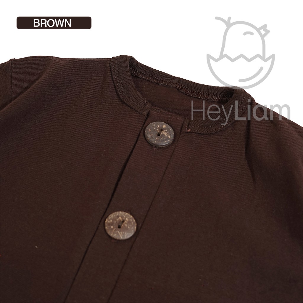 Heyliam Romper Anak Bayi Usia Newborn 0 - 5 Tahun-Coklat