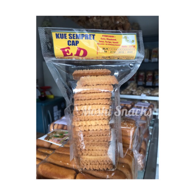 

Kue Sempret / Kue Semprit Cap ED 200gr / Kue Semprot Asli Bangka